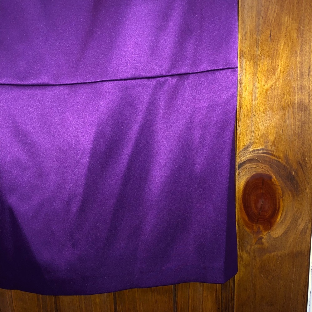 Purple Cocktail Dress - Picture 3 of 5